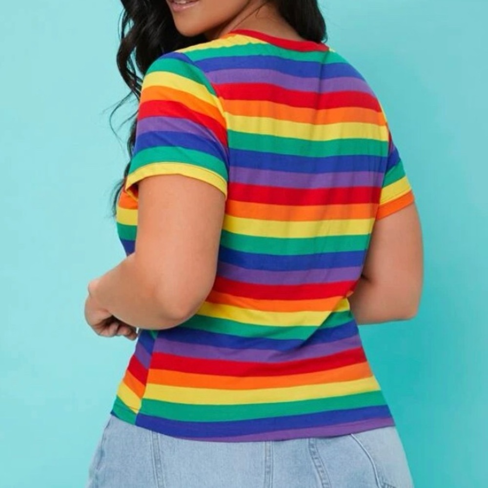 Rainbow tshirt 4X